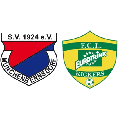 (1M) SV 1924 Münchenbernsdorf <span class="nowrap bold mx-1">2 : 3</span> SG Eurotrink Kickers II