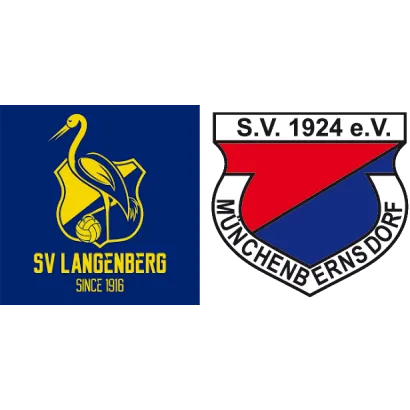 (1M) SV Langenberg <span class="nowrap bold mx-1">5 : 1</span> SV 1924 Münchenbernsdorf