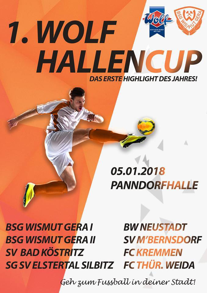 BSG Wismut Gera veranstaltet 1. Wolf-Hallencup