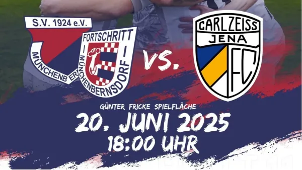 SV 1924 Mbdf - FC Carl Zeiss Jena  / 101-jähriges