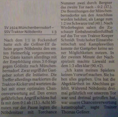 20.08.2016 SV 1924 M`bernsdorf vs. Traktor Nöbdenitz