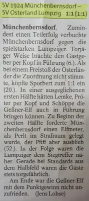 11.03.2017 SV 1924 M`bernsdorf vs. SV Osterland Lumpzig