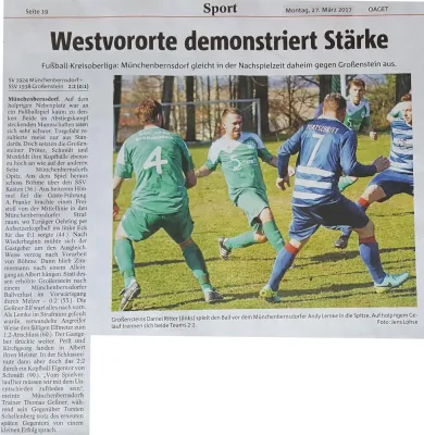 25.03.2017 SV 1924 M`bernsdorf vs. SSV 1938 Großenstein