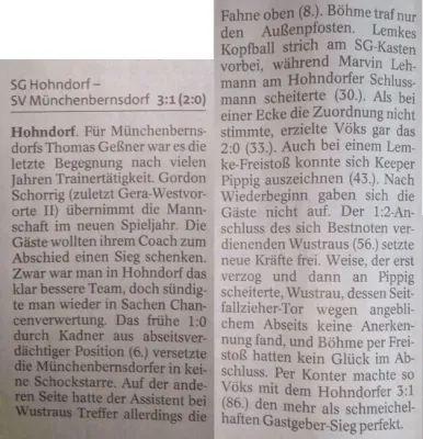 17.06.2017 SG Hohndorfer SV vs. SV 1924 M`bernsdorf