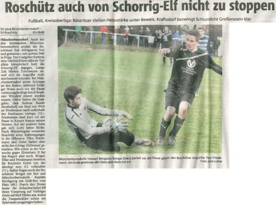 02.12.2017 SV 1924 M`bernsdorf vs. SV Roschütz