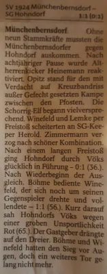 28.04.2018 SV 1924 M`bernsdorf vs. SG Hohndorfer SV